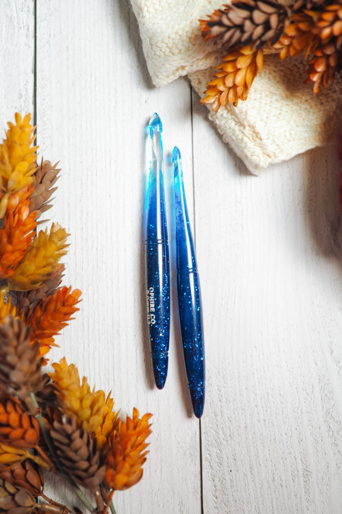 Sapphire September Birthstone Crochet Hook