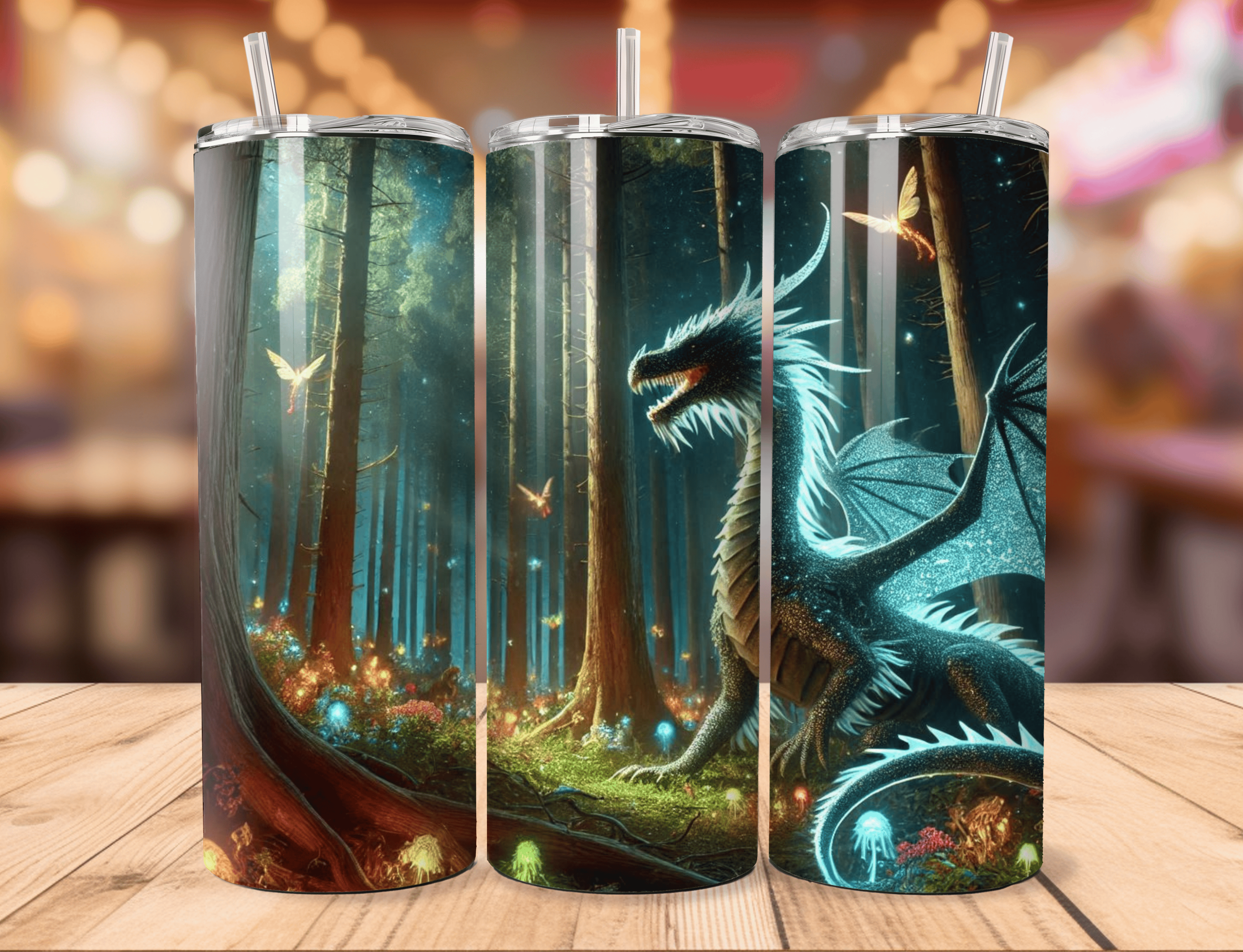 Mystical Dragons Tumbler